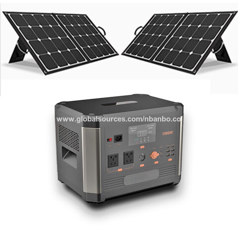 Central eléctrica portátil 200W panel solar 1132Wh generador solar