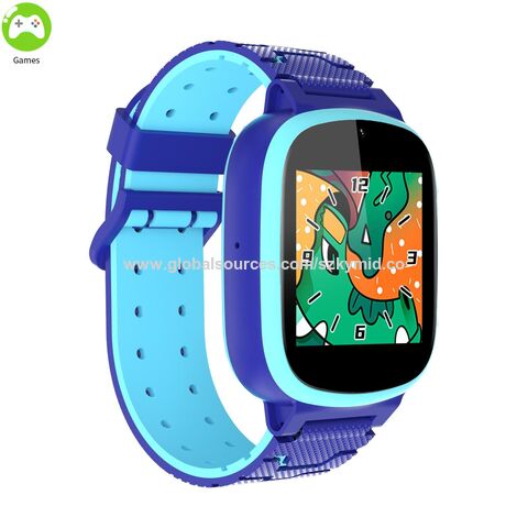 S19 1.7-inch HD Large-Screen Smart Watch Touch Control Children Watch  Built-In Puzzle Games - Black Wholesale