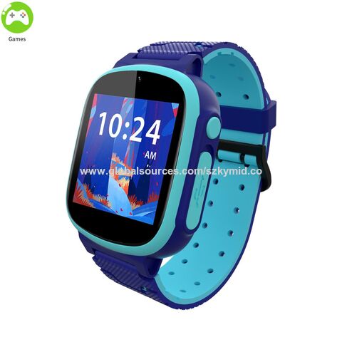 S19 1.7-inch HD Large-Screen Smart Watch Touch Control Children Watch  Built-In Puzzle Games - Black Wholesale