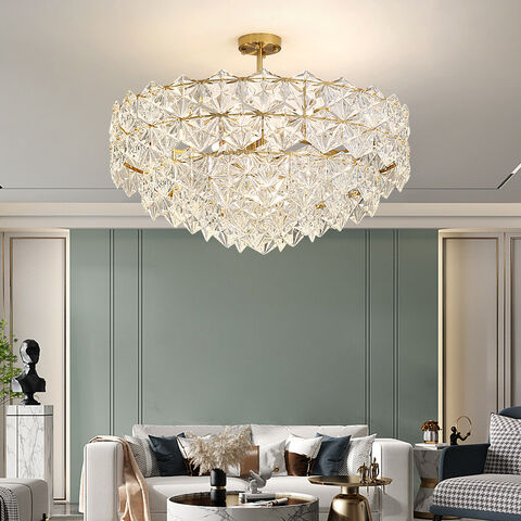 (クール送料込み)ジェスタン 2009+クリスタル2012 Stainless Steel LED Ceiling Lights, Luxury Crystal Ceiling