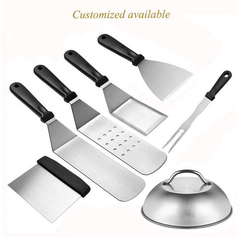 Set espatulas de cocina acero inoxidable accesorios herramientas cocina kit