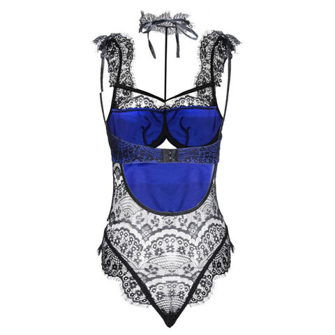 Women Sexy Lace Small Chest Push up Bodysuit Teddy - China Online Underwear  and Wholesale Lingerie price