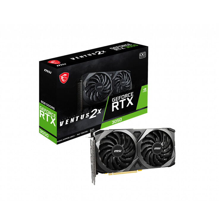 Msi Microstar Geforce Rtx 3050 Ventus 2x 8g Oc Graphics Graphics