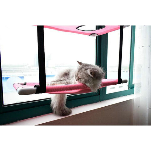 Summer Cooling Reversible Cat Hanging Hammock, Breathable Double