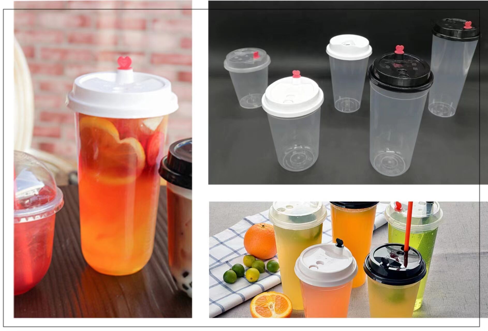 Buy Wholesale China 16oz (500ml) U-shape Bottom Clear Pp Injection Disposable  Plastic Juice Cup & Injection Cup at USD 0.01