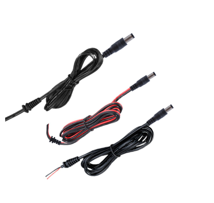 Buy Wholesale China 5.5*2.1dc Male Output Cable 2422awg Black 11.5m