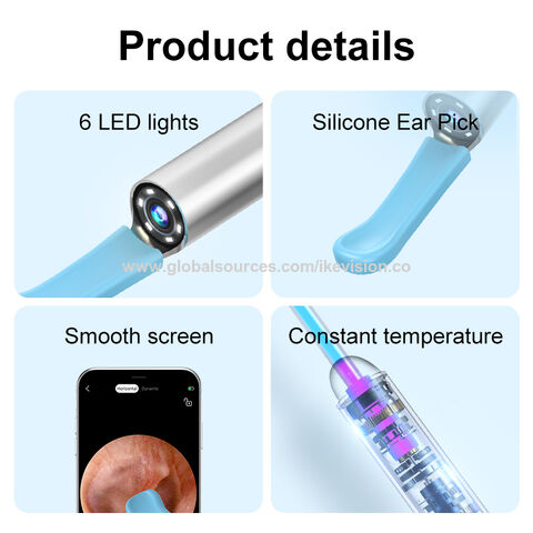 NE3 Ear Cleaner Otoscope Ear Wax Removal Tool With Camera LED Light Wi –  G-Outlets