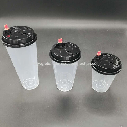 Buy Wholesale China Clear Plastic Cups With Strawless Sip-lids & Disposable Plastic  Cups at USD 0.05