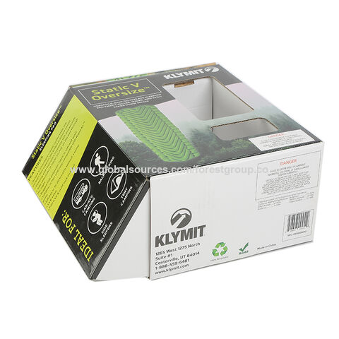Factory Custom Logo Retail Box electronic products Paper Packaging Boxes with clear window.