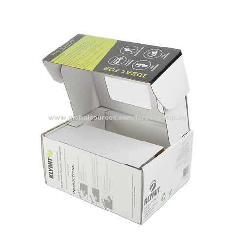 Factory Custom Logo Retail Box electronic products Paper Packaging Boxes with clear window.