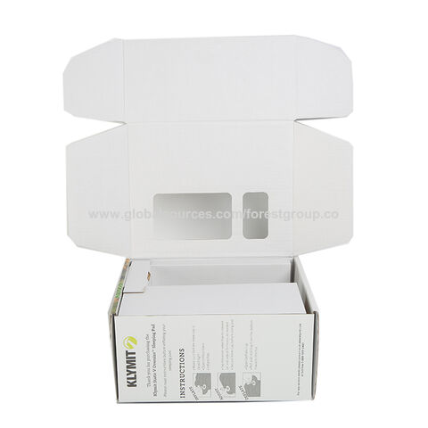 Factory Custom Logo Retail Box electronic products Paper Packaging Boxes with clear window.