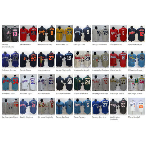 Compre Camisetas De Béisbol Bordadas Personalizadas, Camisetas De