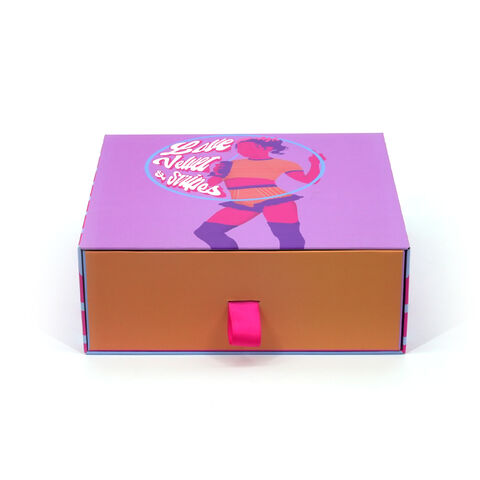 Personalizar el logotipo de impresión cajas de cajones productos de cartón embalaje cajas de papel correderas