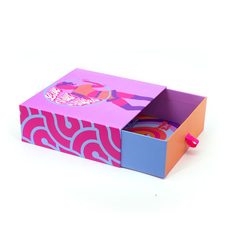 Personalizar el logotipo de impresión cajas de cajones productos de cartón embalaje cajas de papel correderas