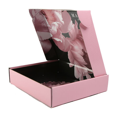 HOT Double Open Box Hard Art Paper Low Moq Makeup Luxury Flower