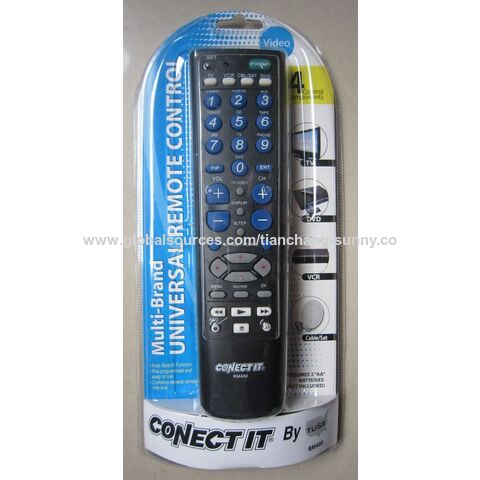 Control remoto STB para dispositivos TV/DVD/SAT/CBL/DVR con 10m de distancia de trabajo, diseños personalizados