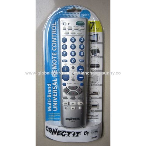 Control remoto STB para dispositivos TV/DVD/SAT/CBL/DVR con 10m de distancia de trabajo, diseños personalizados