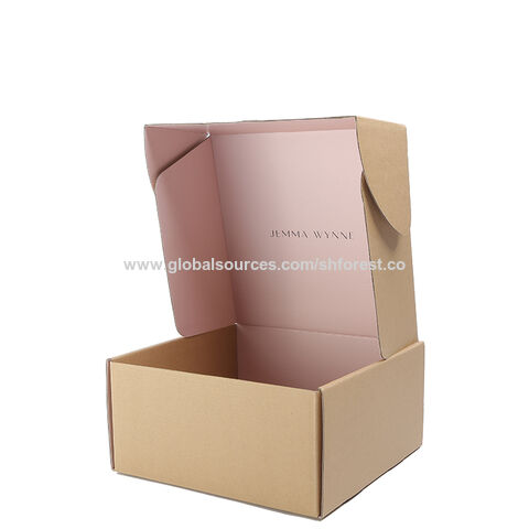 Caja de cartón decorativa de lujo con logotipo impreso