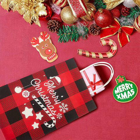 Stock Christmas Gift Decoration China Manufacturer Cmyk Printing Boutique Brown  Kraft Wrapping Paper - China Gift Paper, Wrapping Paper