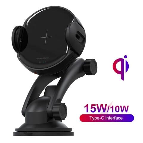 The BEST Car Mobile Holder + Wireless Charger, 15W Charging and Infrared  Sensor