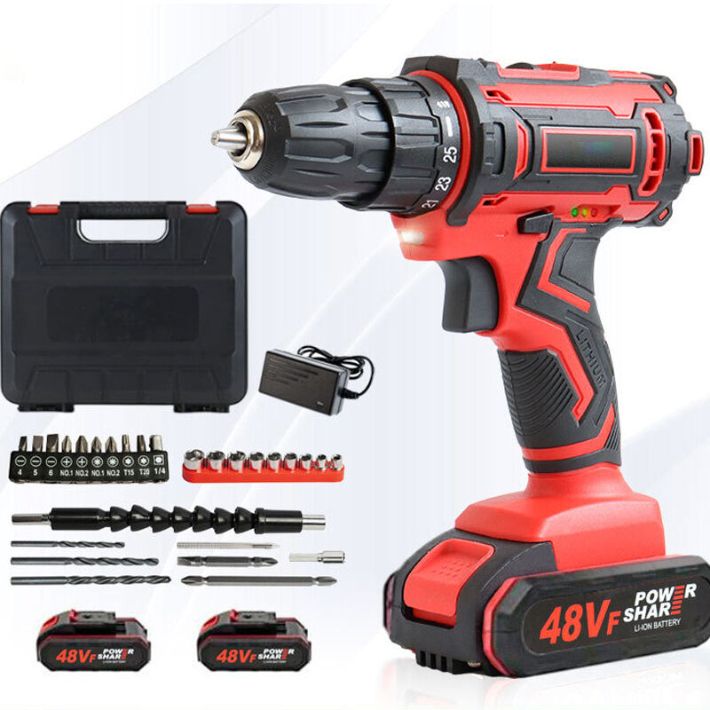 Lithium Battery Custom Portable Hand Drills Power Tools Multi-Function 88V  Plastic Coated Brushless Electric Drill Set - China Electric Drill,  Cordless Power Drill