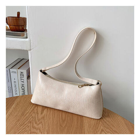 PU leather handbags women handbags fashion crocodile pattern single-shoulder armpit bag