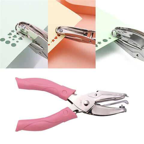 Pince à poinçonner outils à main accessoires de bricolage fer rose multi-style rond cœur étoile à main