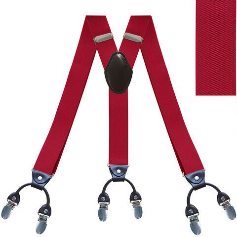 Factory Direct High Quality China Wholesale Adult Men's 6-clip Suspenders  98 Colors Optional Adjustable Elastic Y-shaped Men's Suspenders $2.7 from  Hefei Easy Way Imp & Exp Co., Ltd