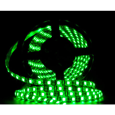 Tira flexible LED adhesiva multicolor de 204 "5M RGB, con control remoto