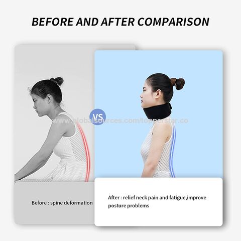 Soft Foam Neck Brace Universal Cervical Collar, Adjustable Neck Support  Brace for Sleeping - Relieves Neck Pain and Spine Pressure, Neck Collar  After