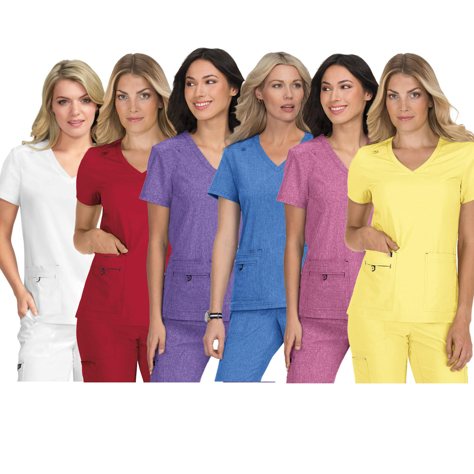 Buy Wholesale China Custom Women Scrubs Sets Fashion Scrubs Stretch