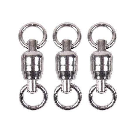 Stainless Steel Double Ball Bearing Fishing Swivels Connector