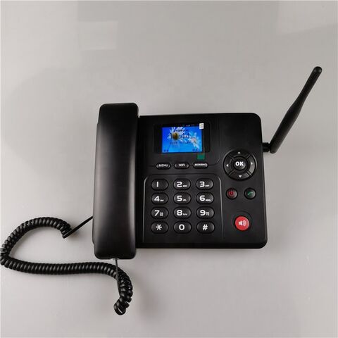 Teléfono Dual SIM Radio FM teléfono fijo GSM Mesa - China Teléfono de mesa  y teléfono fijo con SIM precio