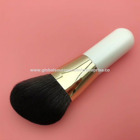 Short Handle Single Loose Powder Makeup Brush with Gift Box / Pink