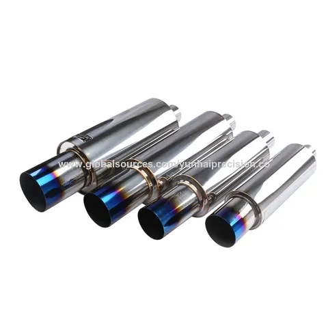 Silencieux Échappement Acier Inoxydable Universel - Entrée 2.5" Sortie 3.5" - Pour Voiture