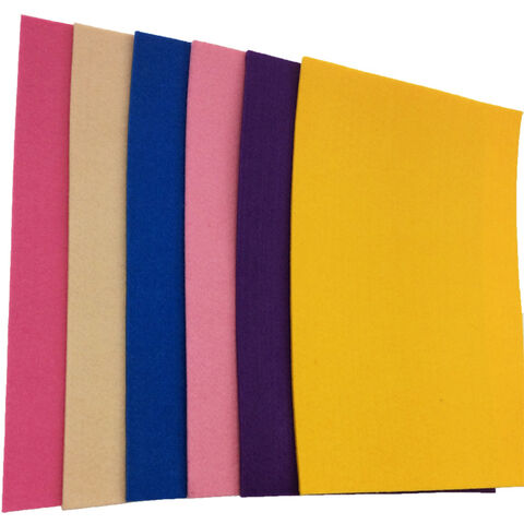 Self-adhesive felt sheet, thickness 3.5 mm, 20x30 cm, many colours