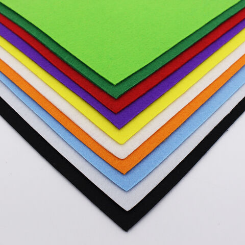 Buy Wholesale China 100% Polyester Stiff Felt Fabric 1mm, 2mm, 3mm & 100%  Polyester Stiff Felt Fabric at USD 0.08