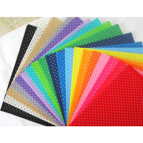 Buy Wholesale China 100% Polyester Stiff Felt Fabric 1mm, 2mm, 3mm