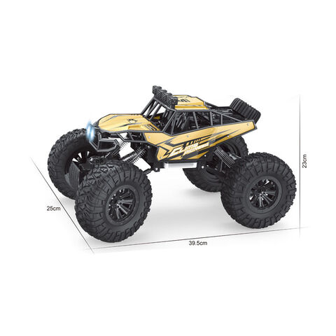 Nouveau 1:10 4WD Tout-Terrain en Alliage, Camion, Véhicule Télécommandé, Jouet d'Escalade, Drift, Grandes Roues, Voitures Métalliques, RC Rock Crawler
