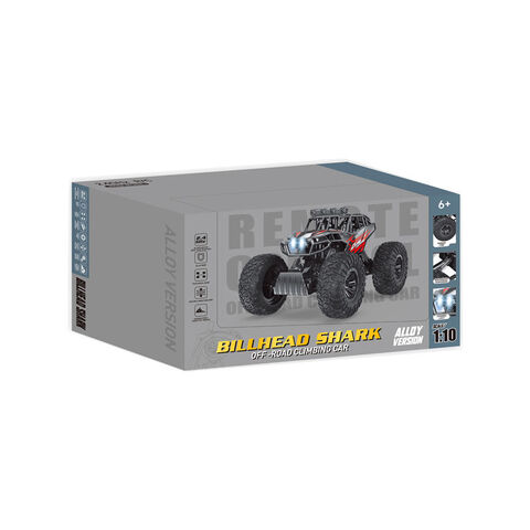 Nouveau 1:10 4WD Tout-Terrain en Alliage, Camion, Véhicule Télécommandé, Jouet d'Escalade, Drift, Grandes Roues, Voitures Métalliques, RC Rock Crawler