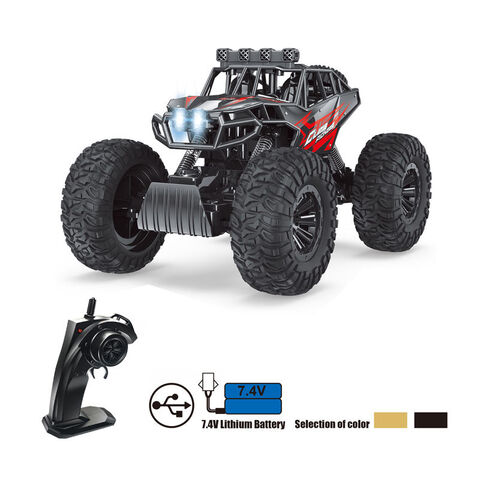 Nouveau 1:10 4WD Tout-Terrain en Alliage, Camion, Véhicule Télécommandé, Jouet d'Escalade, Drift, Grandes Roues, Voitures Métalliques, RC Rock Crawler
