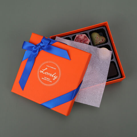 Cadeau de luxe Double papier vide ouvert Boîte Cadeau Chocolat