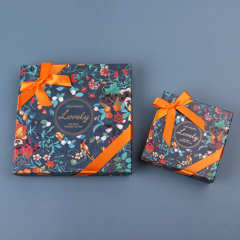 Cadeau de luxe Double papier vide ouvert Boîte Cadeau Chocolat