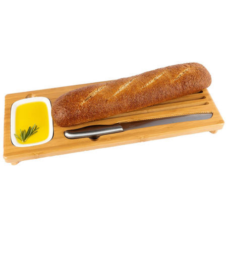 Buy Wholesale China Bamboo Foldable Bread Slicer Compact Bread