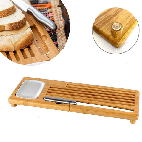 Cheap Price Bamboo Bread Cutting Board with Crumb Tray Bamboo Bread Slicer  Crumb Catcher/Tray Bread Board Bread Guide Slicer - China Bamboo Bread  Slicer and Foldable Bamboo Bread Slicer price