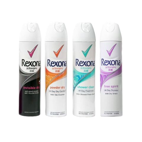 Rexona Deodorant Spray for Women Assorted Scents 200 ml, Pack of 6 