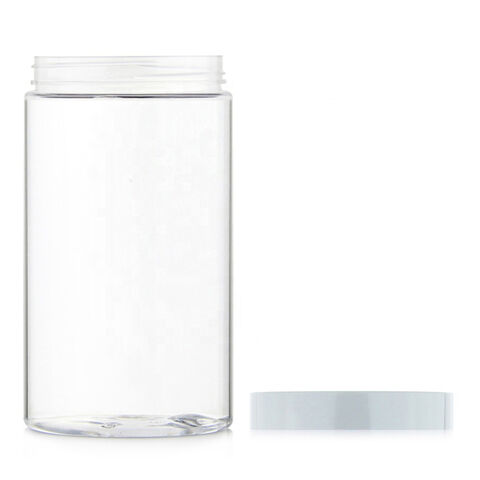 Hot Sellingn 500g Transparent Plastic Pet Round Storage Food Jar with Screw  Cap - China Round Pet Plastic Storage Food Jar, 500g Round Plastic Food Jar  with Screw Cap