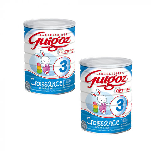 Pack Lait de Croissance 3 - de 10 mois à 3 ans, Guigoz (4 x 1 L)