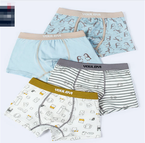 Wholesale Comfortable Solid Kids Underwear Panties Child's Underwear ...