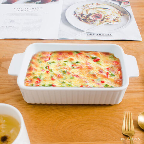 Large Casserole Dish 9X13 Baking Dish for Oven Ceramic Lasagne Pan